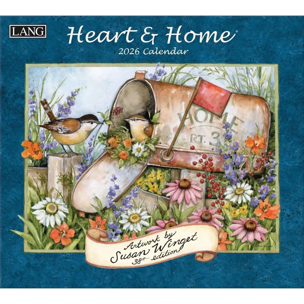 Lang 2026 Calendar - Heart & Home