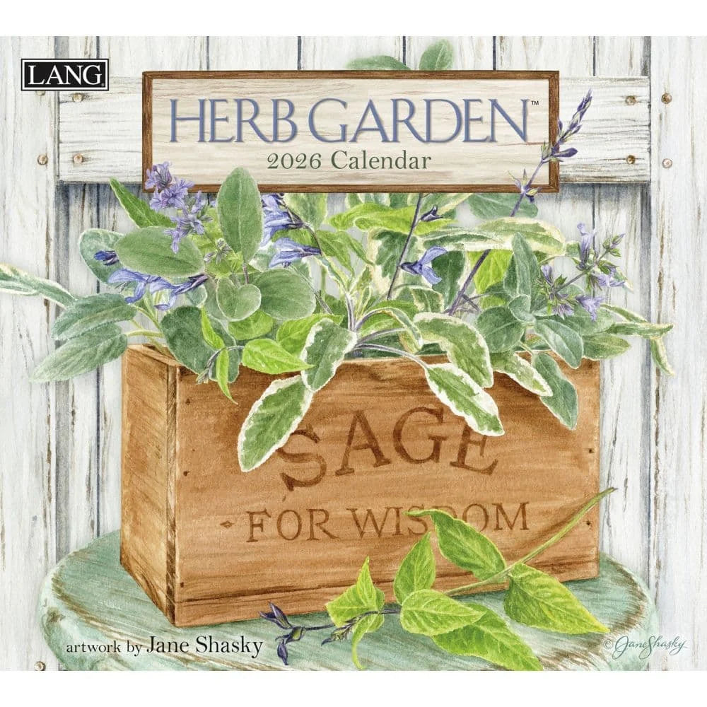 Lang 2026 Calendar - Herb Garden