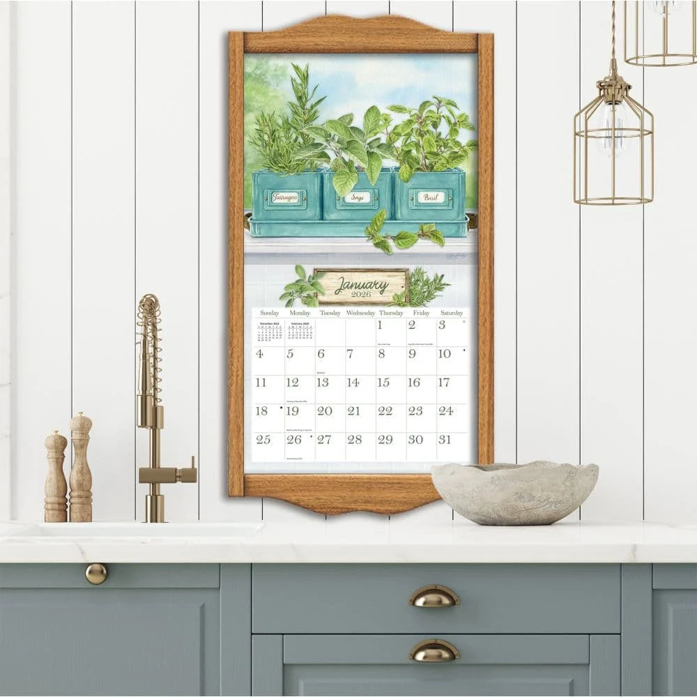 Lang 2026 Calendar - Herb Garden