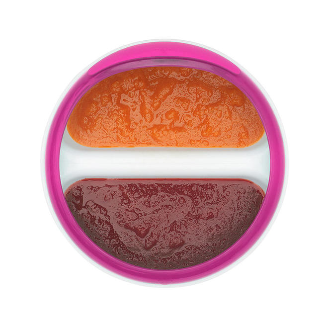OXO Tot Divided Feeding Dish Pink