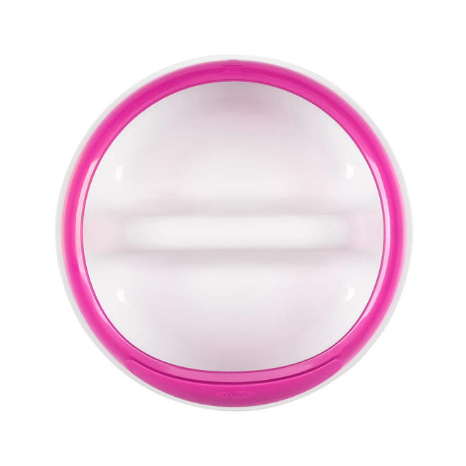 OXO Tot Divided Feeding Dish Pink