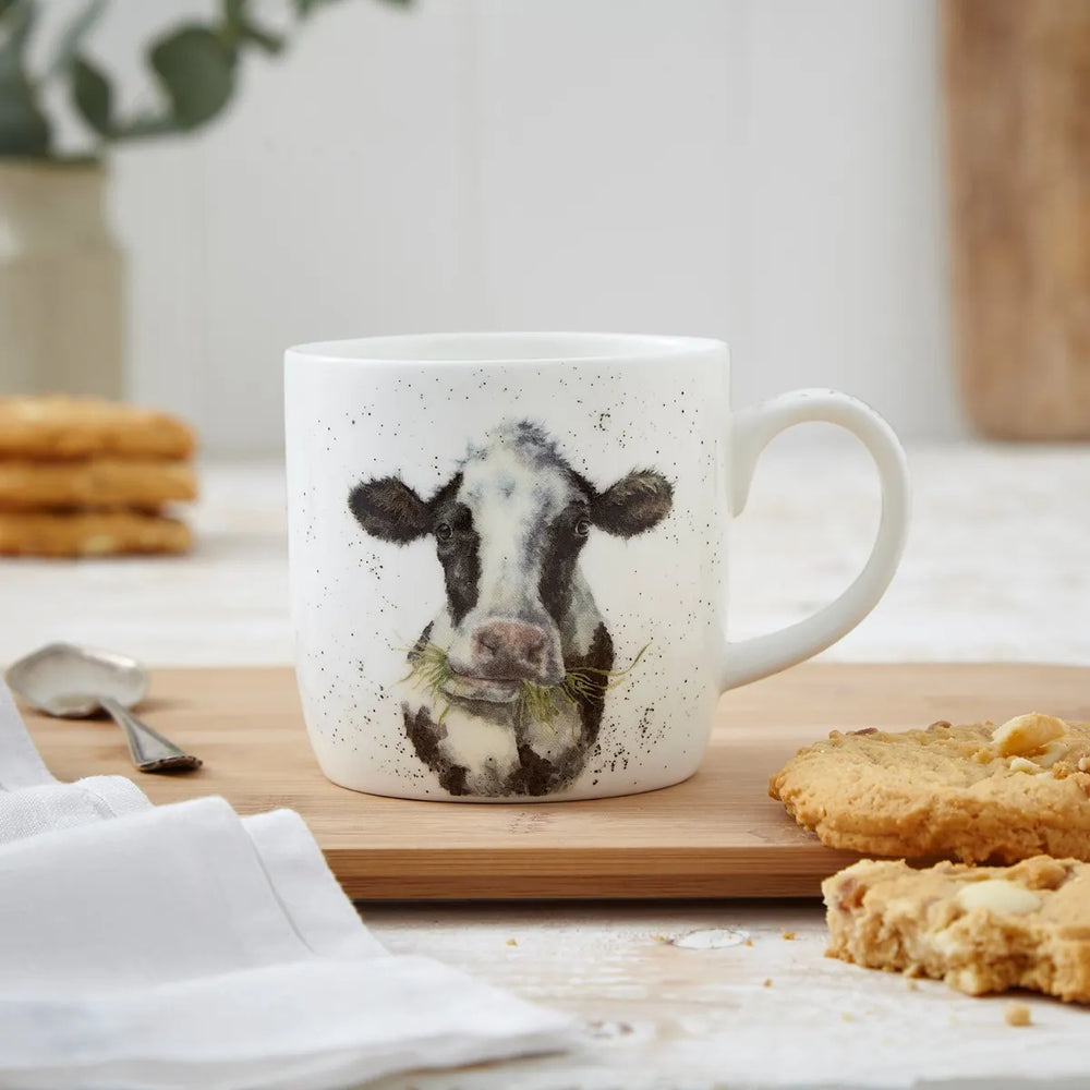 Wrendale 14 oz Mug – Daisy Chain Cow