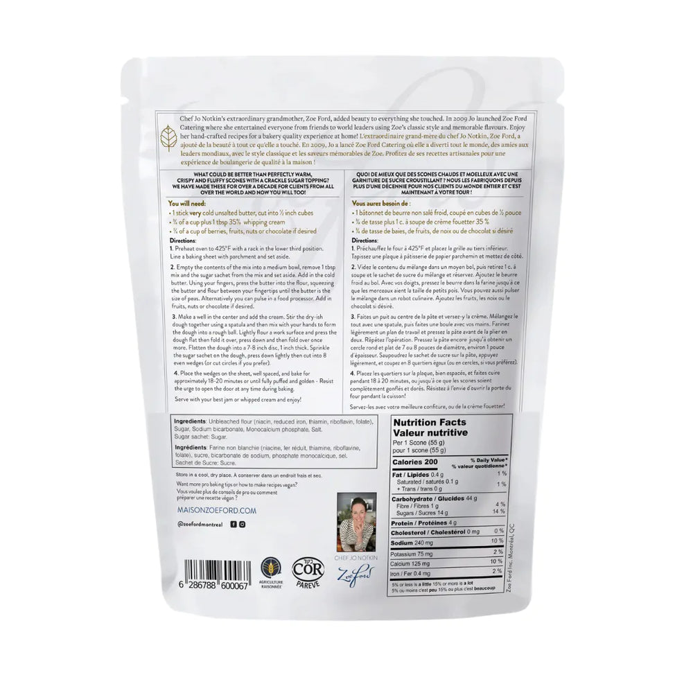 Maison Zoe Ford Sugar Topped Dream Scone Mix 431g