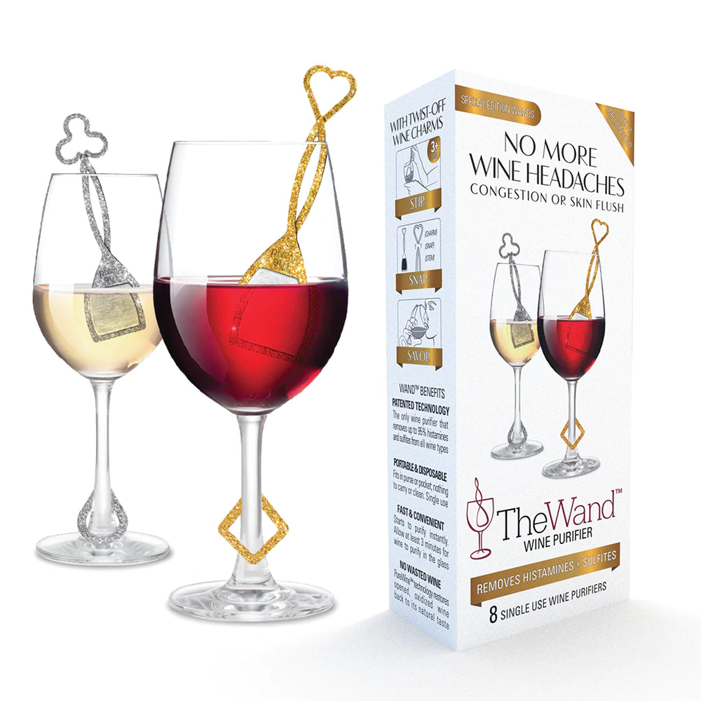 No More Wine Headaches 8 Pack - Gold & Silver