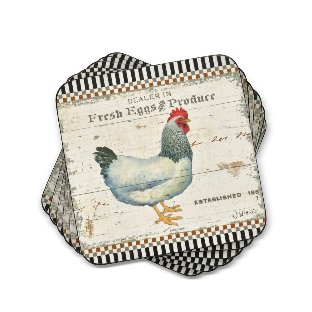 On the Farm Coasters - Set of 6