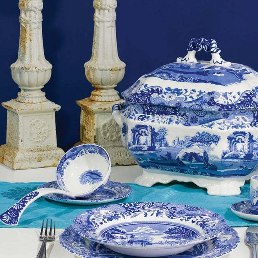 Spode Blue Italian Soup Ladle