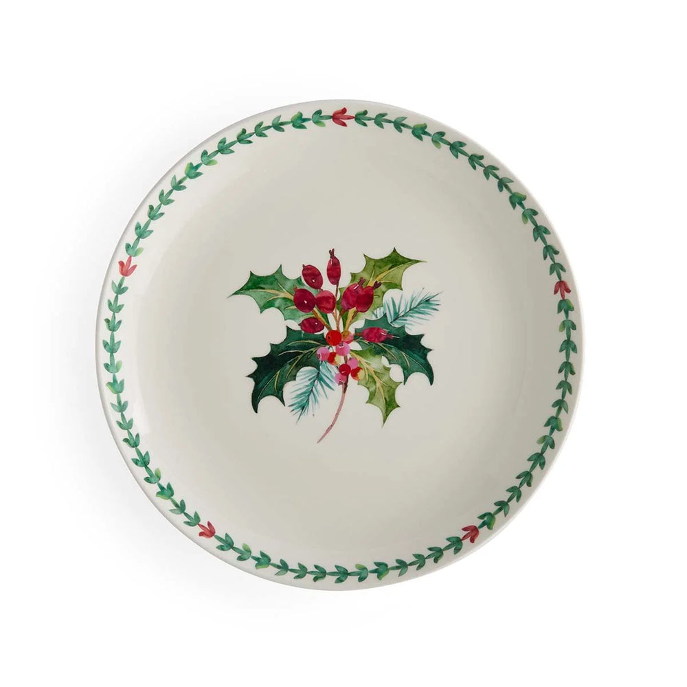 Portmeirion Botanic Garden Christmas Holly Dinner Plate