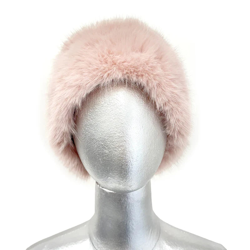 Faux Fur Fantasy Light Pink Furband by Jacqueline Kent