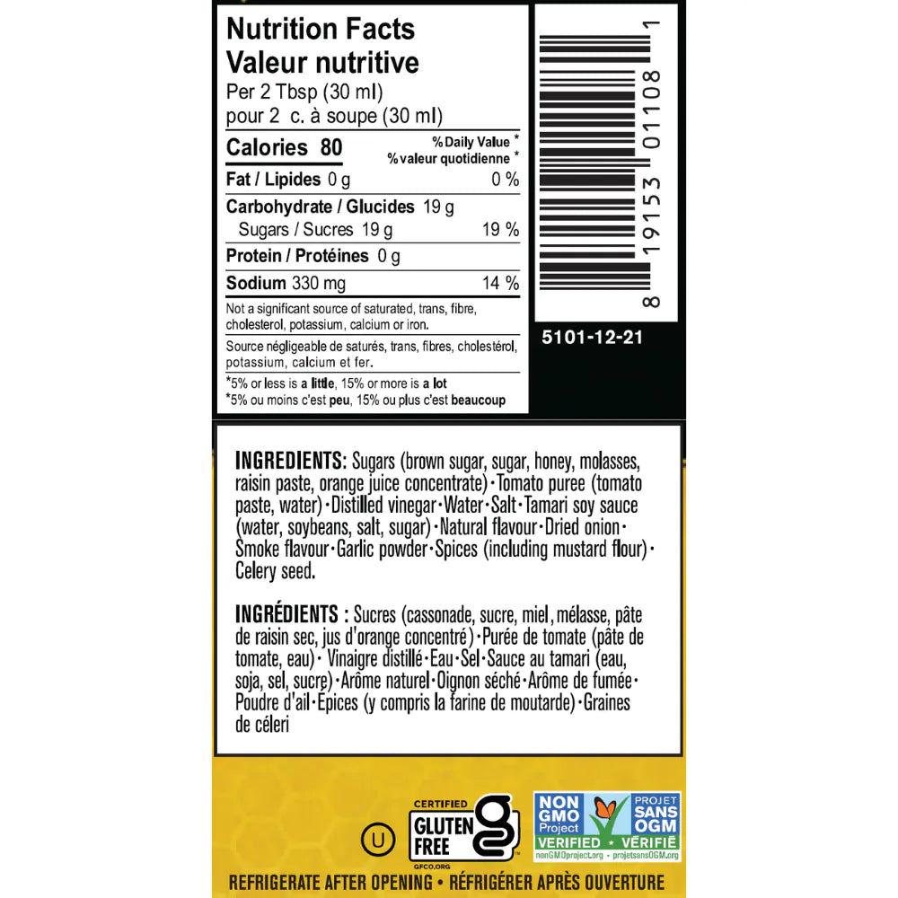 Rufus Teague Honey Sweet BBQ Sauce - 330 ml
