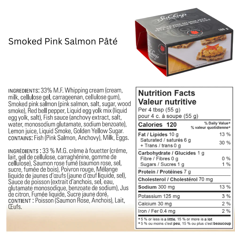 SeaChange Seafoods 3-Pack Variety Seafood Pâté