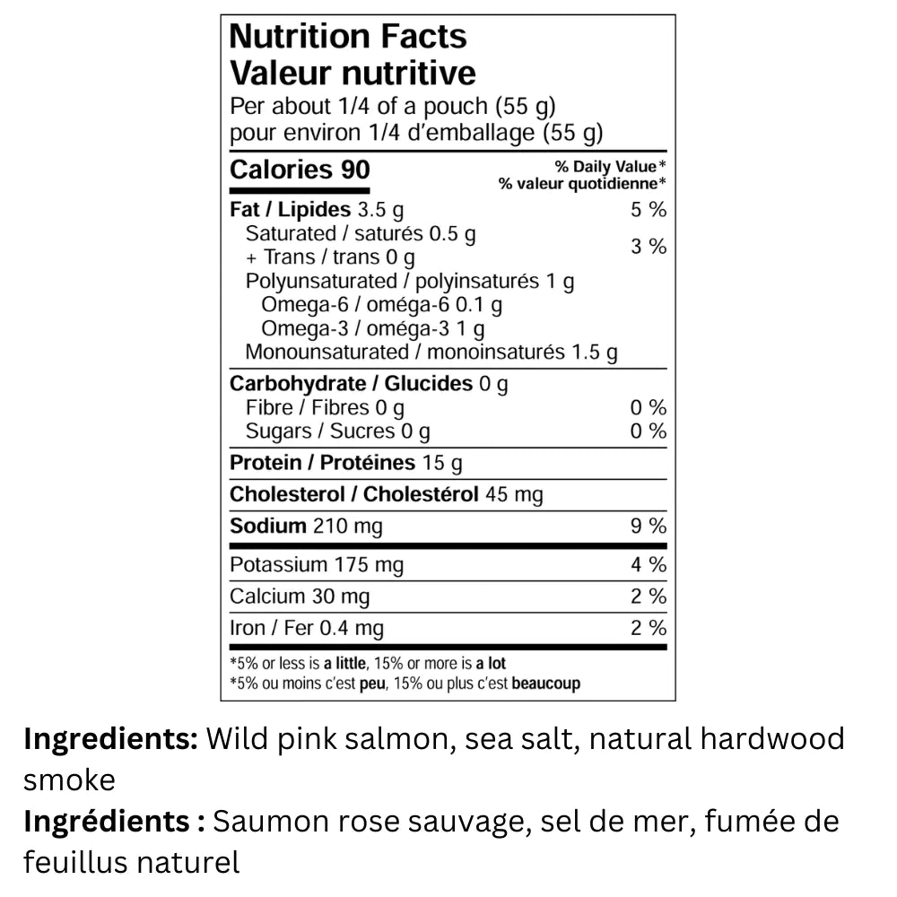 SeaChange Wild Smoked Pink Salmon Box - 227 g