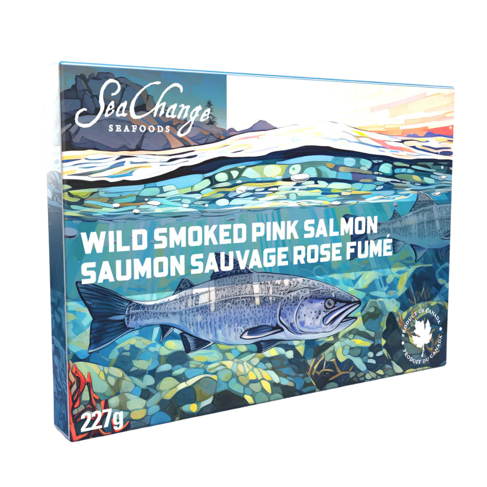 SeaChange Wild Smoked Pink Salmon Box - 227 g