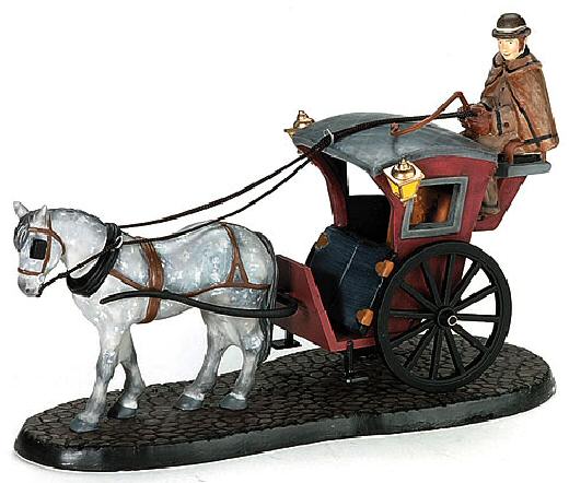 Dickens Village- Sherlock Holmes-The Hansom Cab