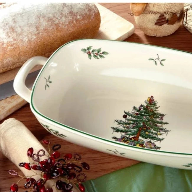 Spode Christmas Tree Bread Basket