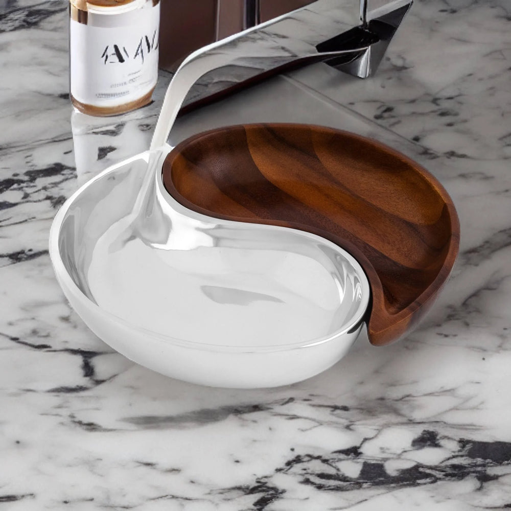 Nambé Yin Yang Divided Server