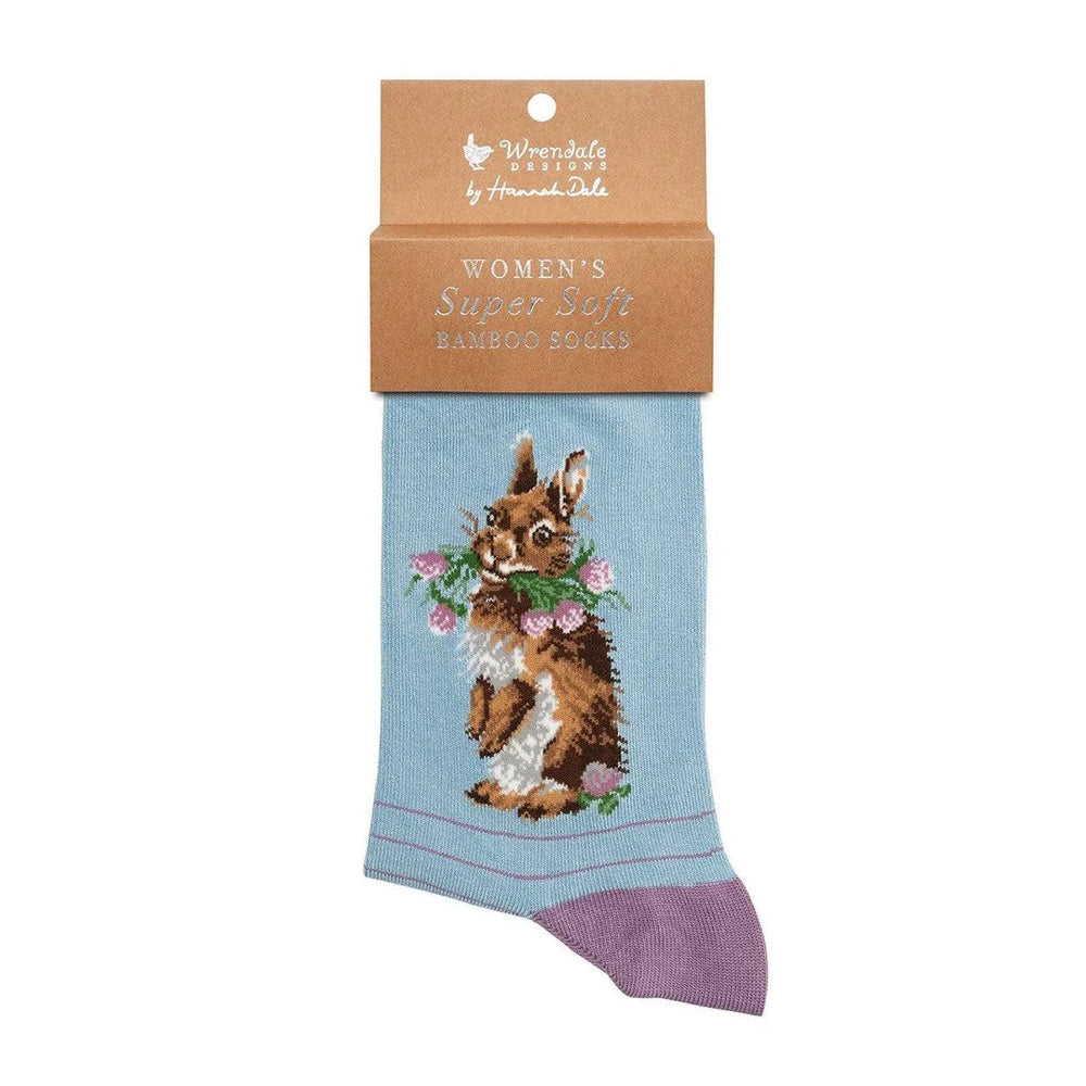 Wrendale Rabbit Sock - Head Clover Heels