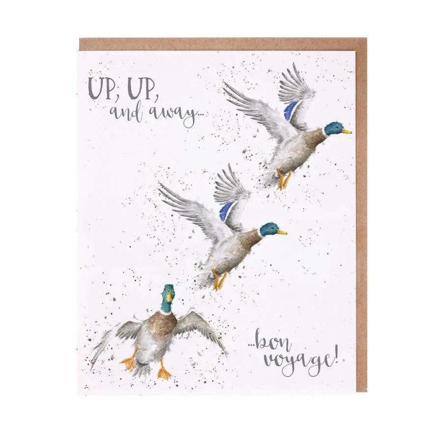 Wrendale Cards Up and Away Duck