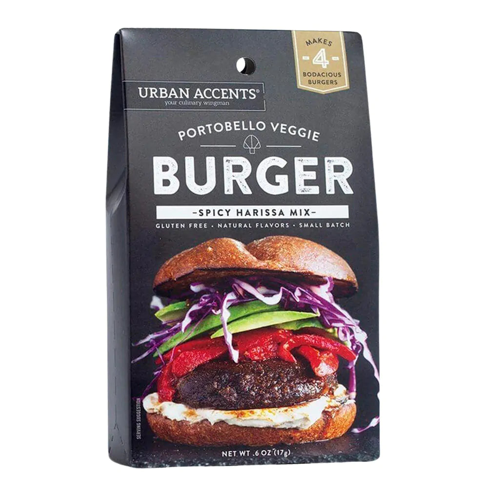 Urban Accents Portobello Veggie Burger Seasoning Mix - 0.6 oz. tent