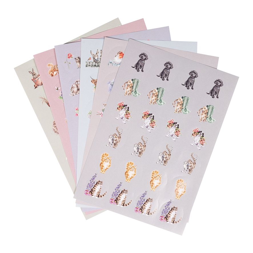 Wrendale 'The Country Set' Country Animal Stickers