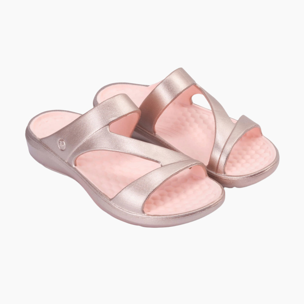 Joybees Everyday Sandal - Metallic Rose Gold