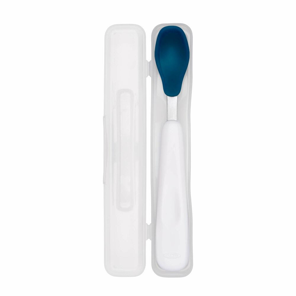 OXO Tot Travel Feeding Spoon Navy
