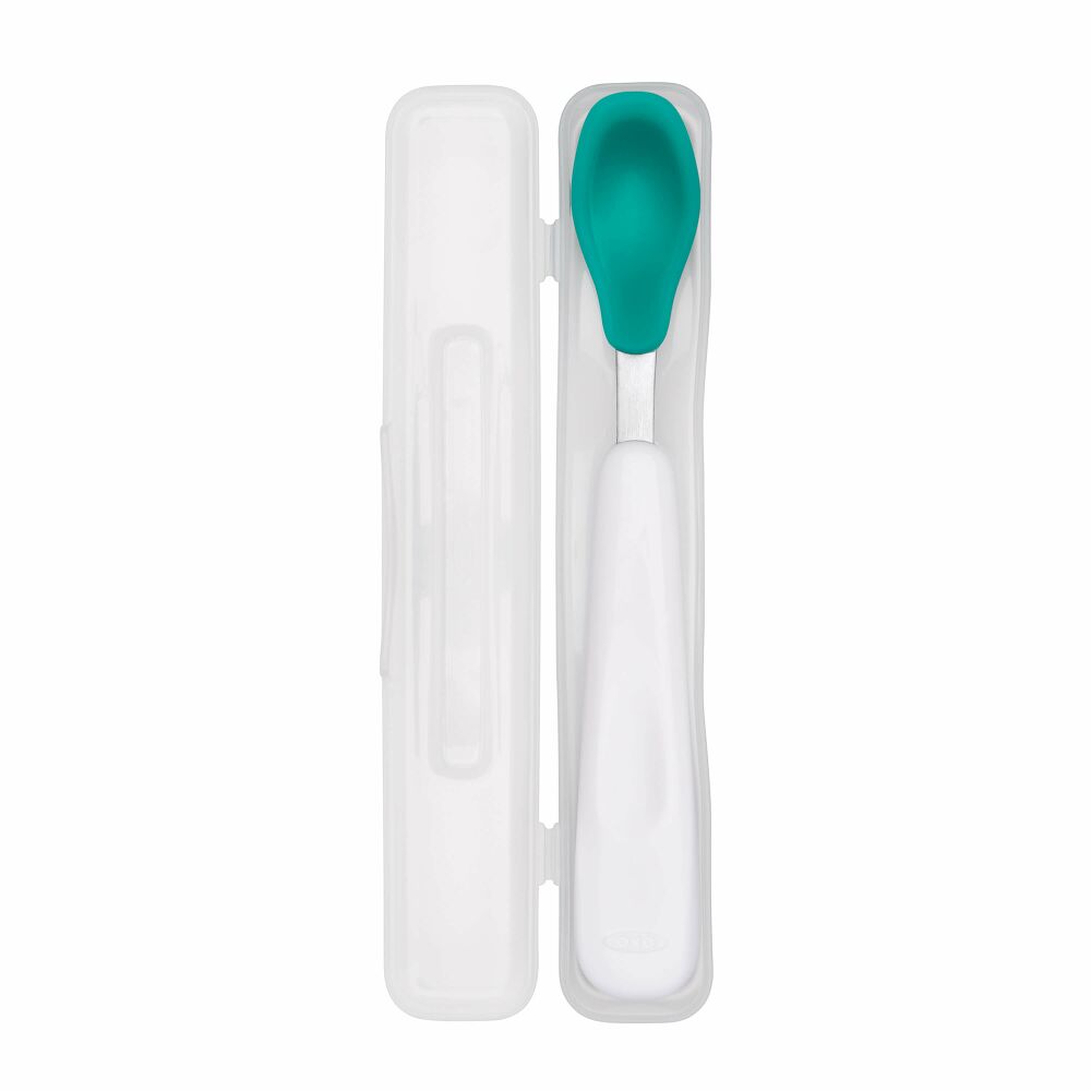 OXO Tot Travel Feeding Spoon Turquoise