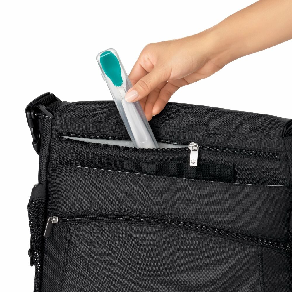 OXO Tot Travel Feeding Spoon Turquoise