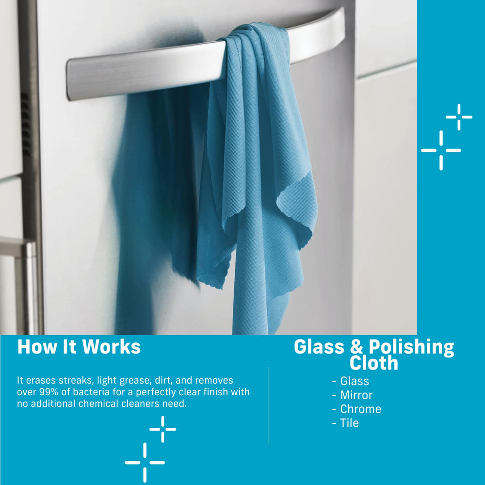 E-Cloth Glass and Polishing Cloth Set of 4