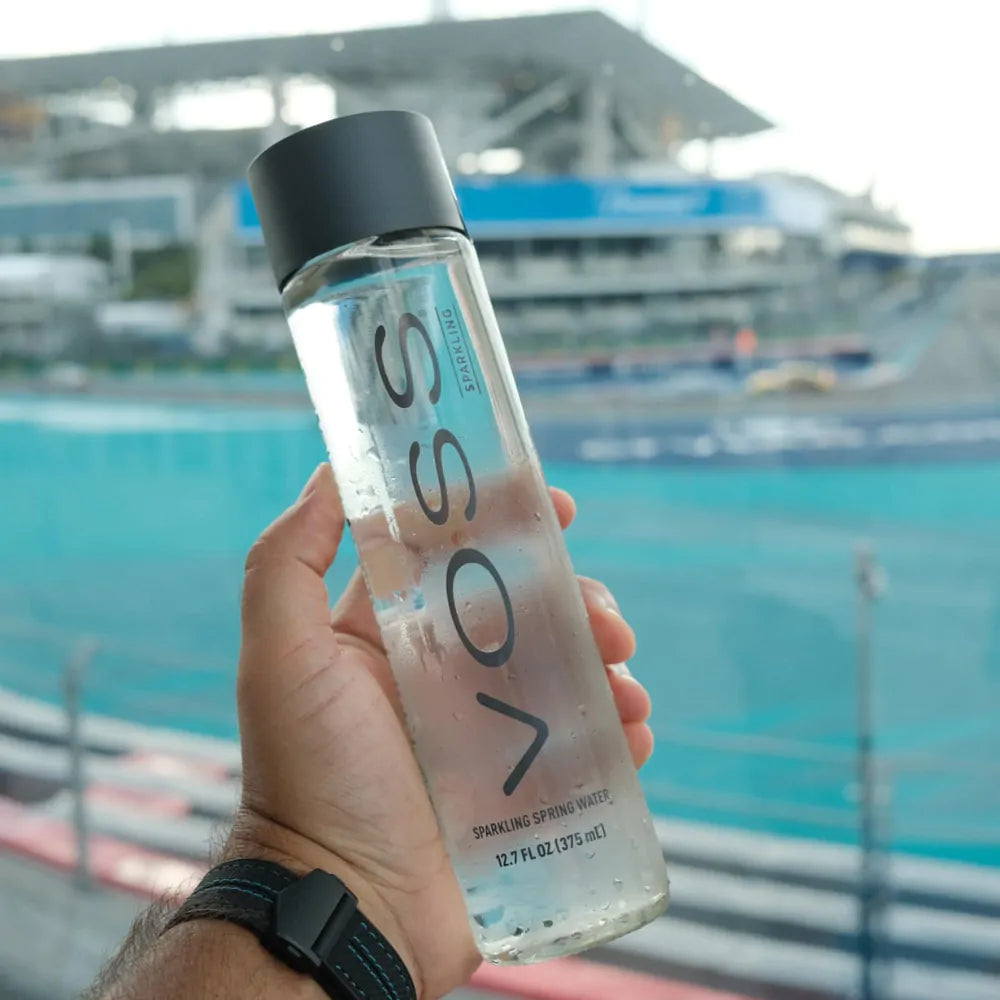 VOSS Water Sparkling Water 375 ml - Glass