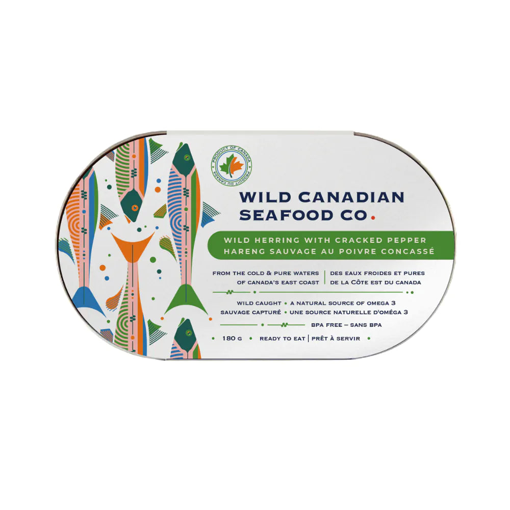 Wild Canadian Seafood Co. Wild Herring with Cracked Pepper - 180 g