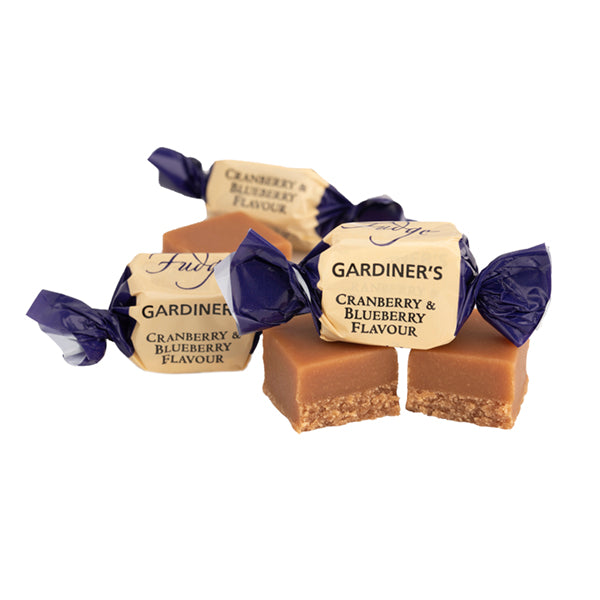 Gardiners Baubles Cranberry & Blueberry Fudge 250g