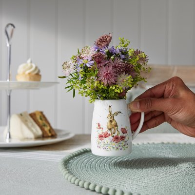 Wrendale Posy Jug - Field of Flowers (Hare)