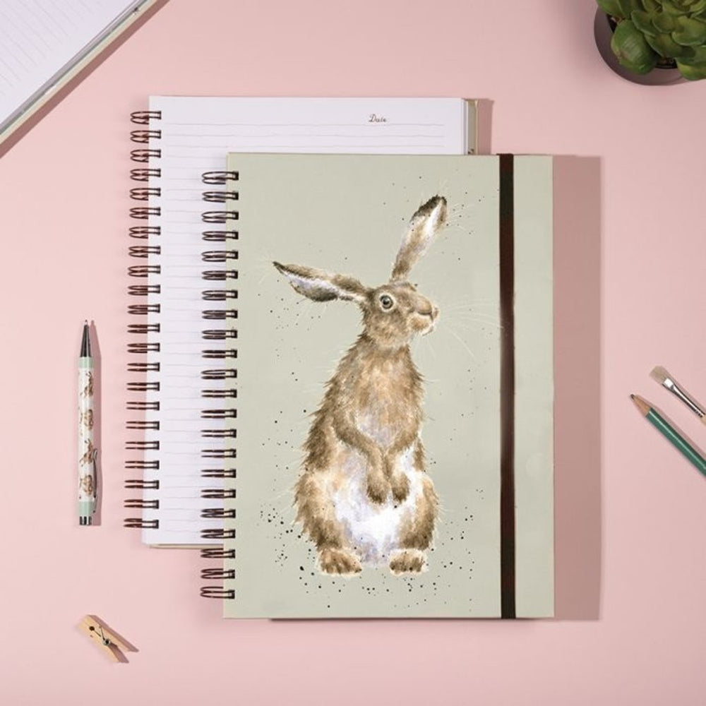 Wrendale Gifts - 'The Hare & The Bee' Large Spiral Bound Journal