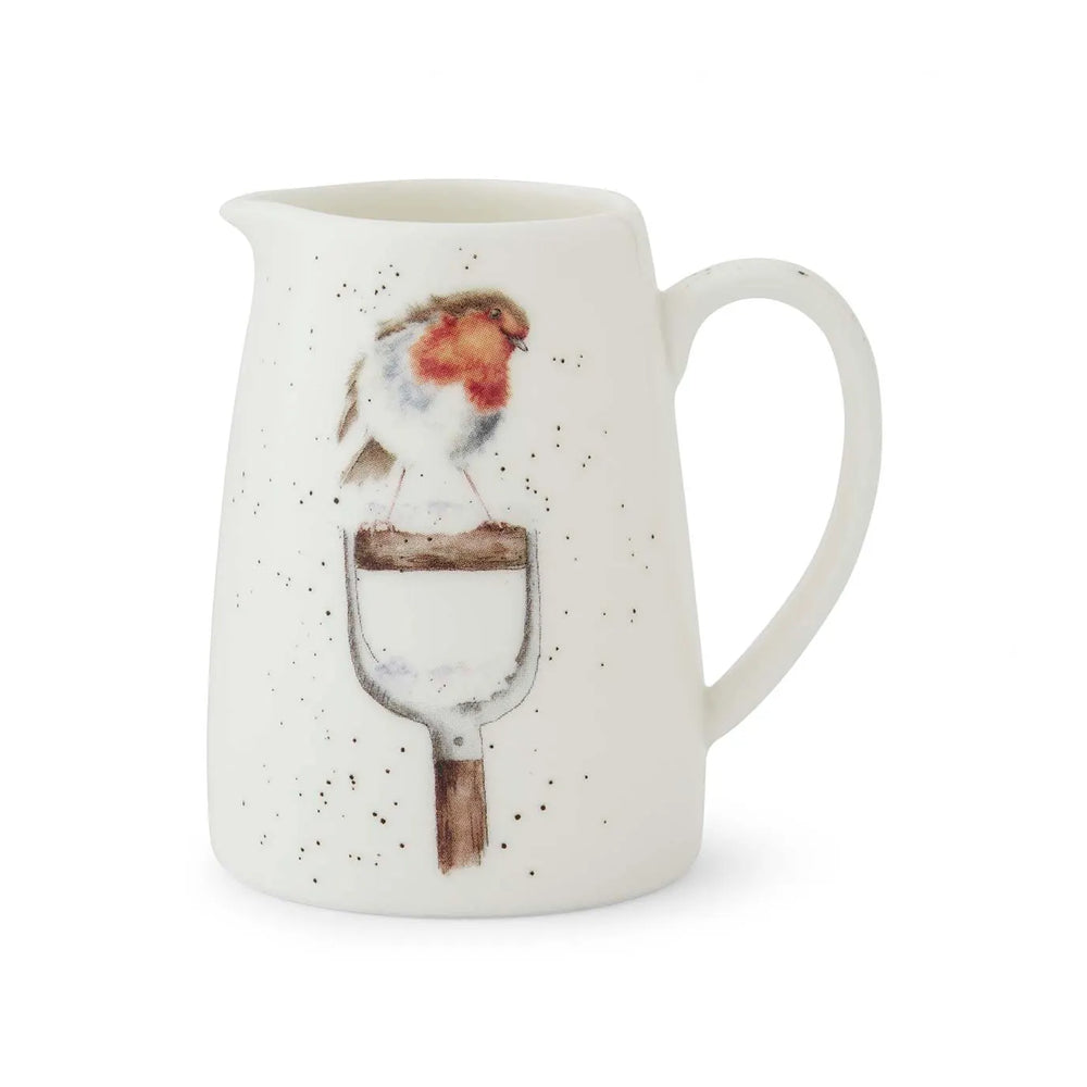 Wrendale Posy Jug - A Little Red (Robin)