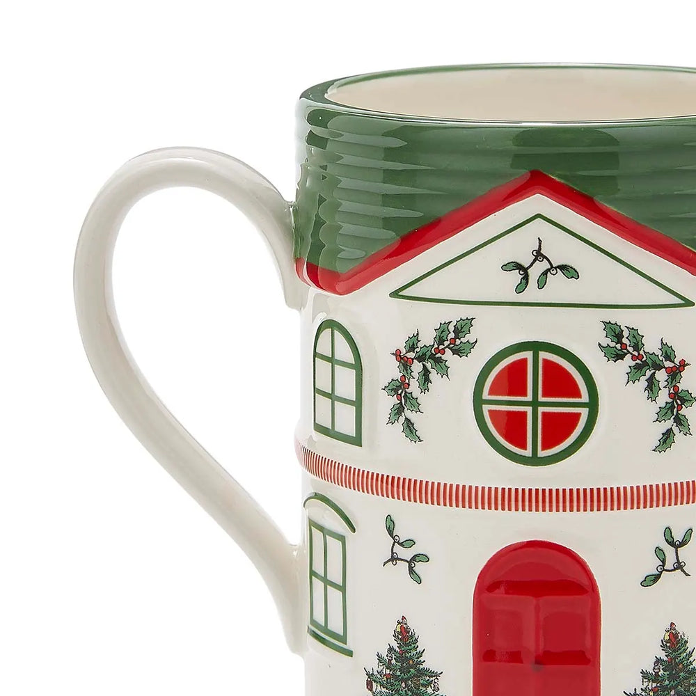 Spode Christmas Tree Mug Green 11oz