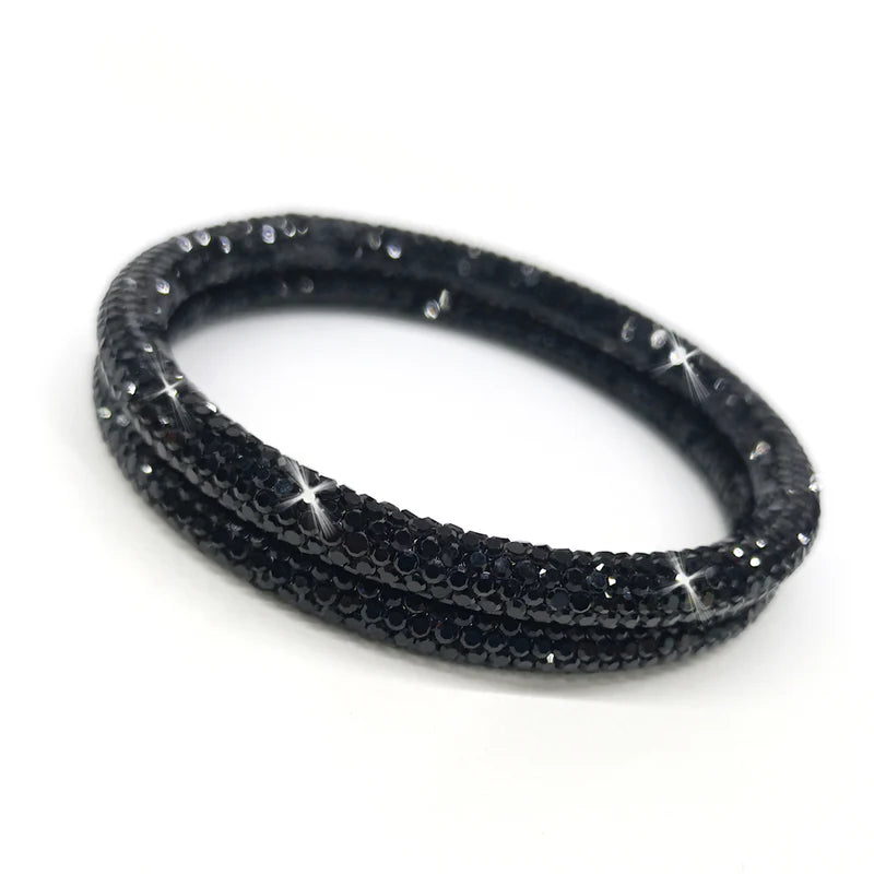 Bangle Black Magic Crystal by Jacqueline Kent