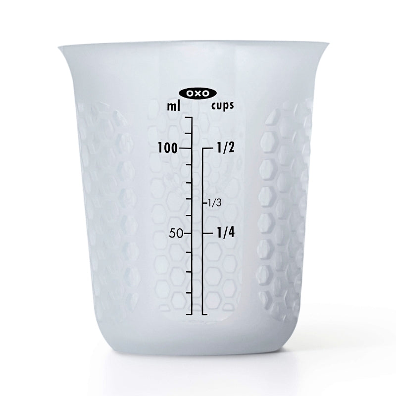 OXO SQUEEZE & POUR Mini Measuring Cup- 4 oz/120ml