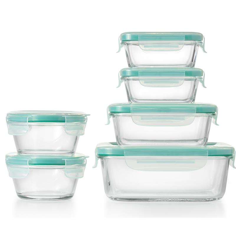 OXO SmartSeal 12pc Glass Container Set