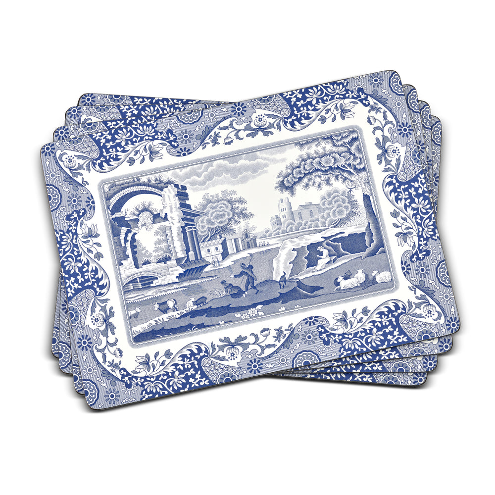 Pimpernel Blue Italian Placemats set of 4