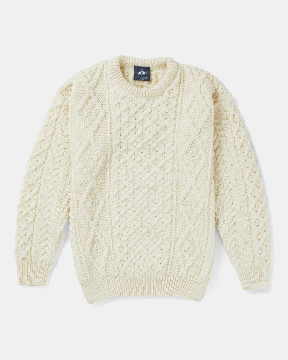 Aran Wool Heritage Pullover Sweater Aran (B392 910)