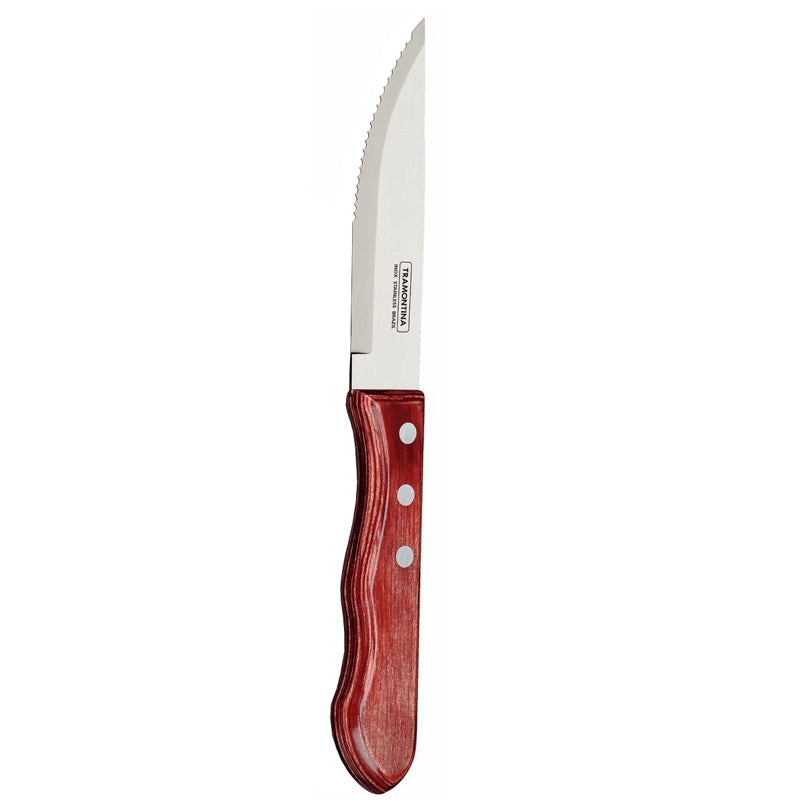 Danesco Jumbo Steak Knife- Red Polywood Handle