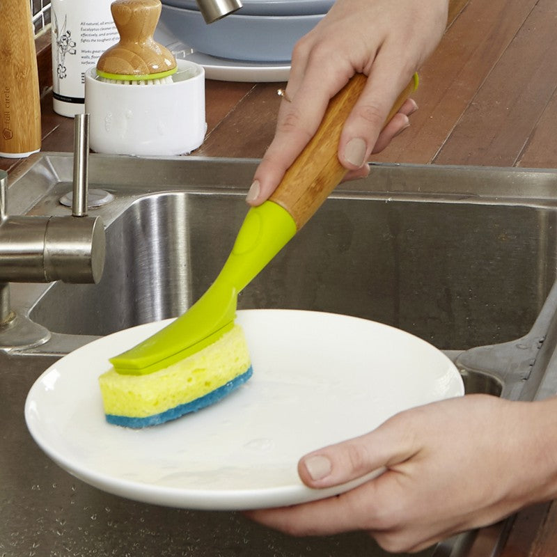 Suds Up Soap-Dispensing Dish Sponge Refill Green