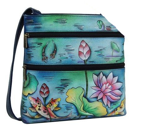 Karmic Koi Leather Handbag