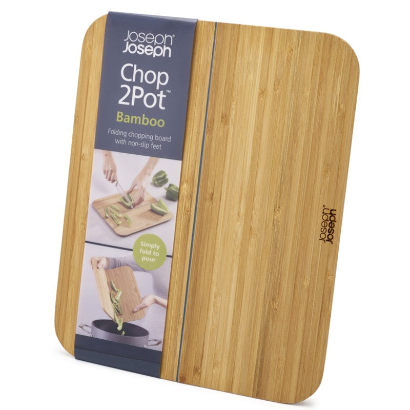 Joseph Joseph Chop2Pot BAMBOO Folding Chopping Board
