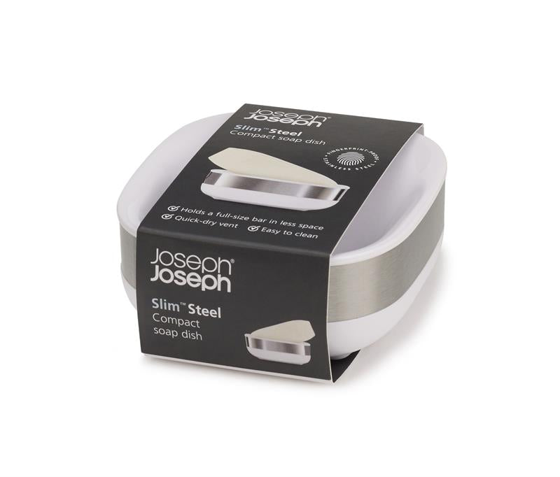 Joseph Joseph Slim™ Steel Compact Soap Dish