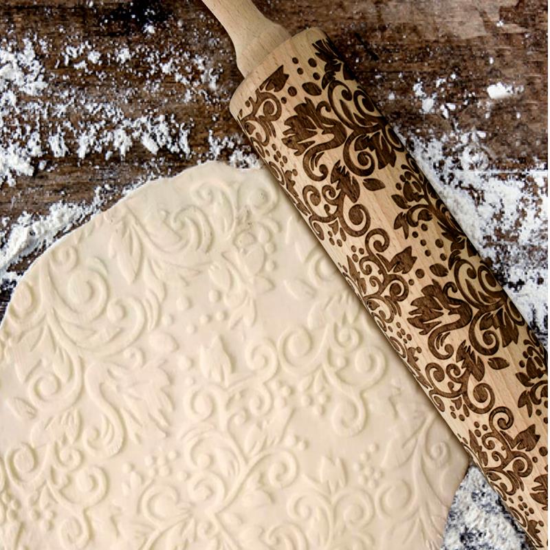 A LA TARTE - Embossed Rolling Pin