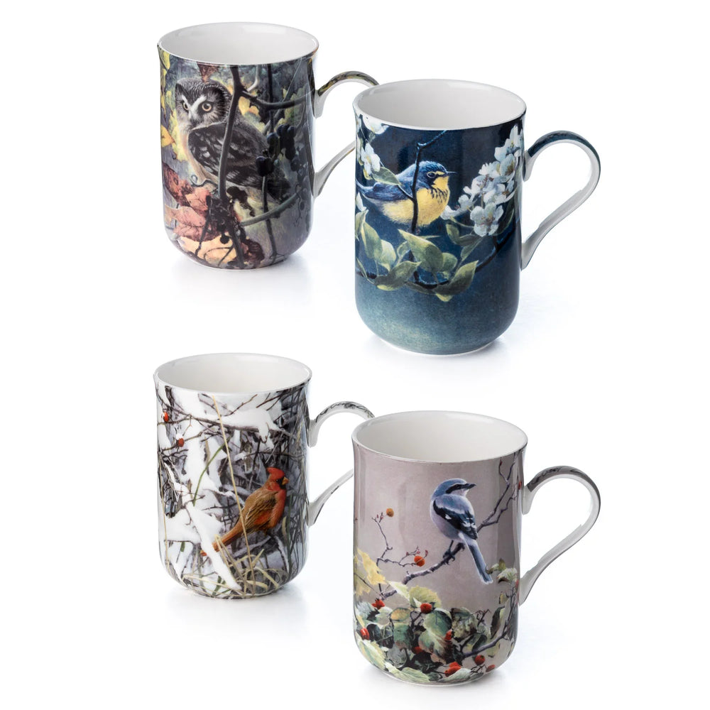 Robert Bateman Birds Set of 4 Mugs