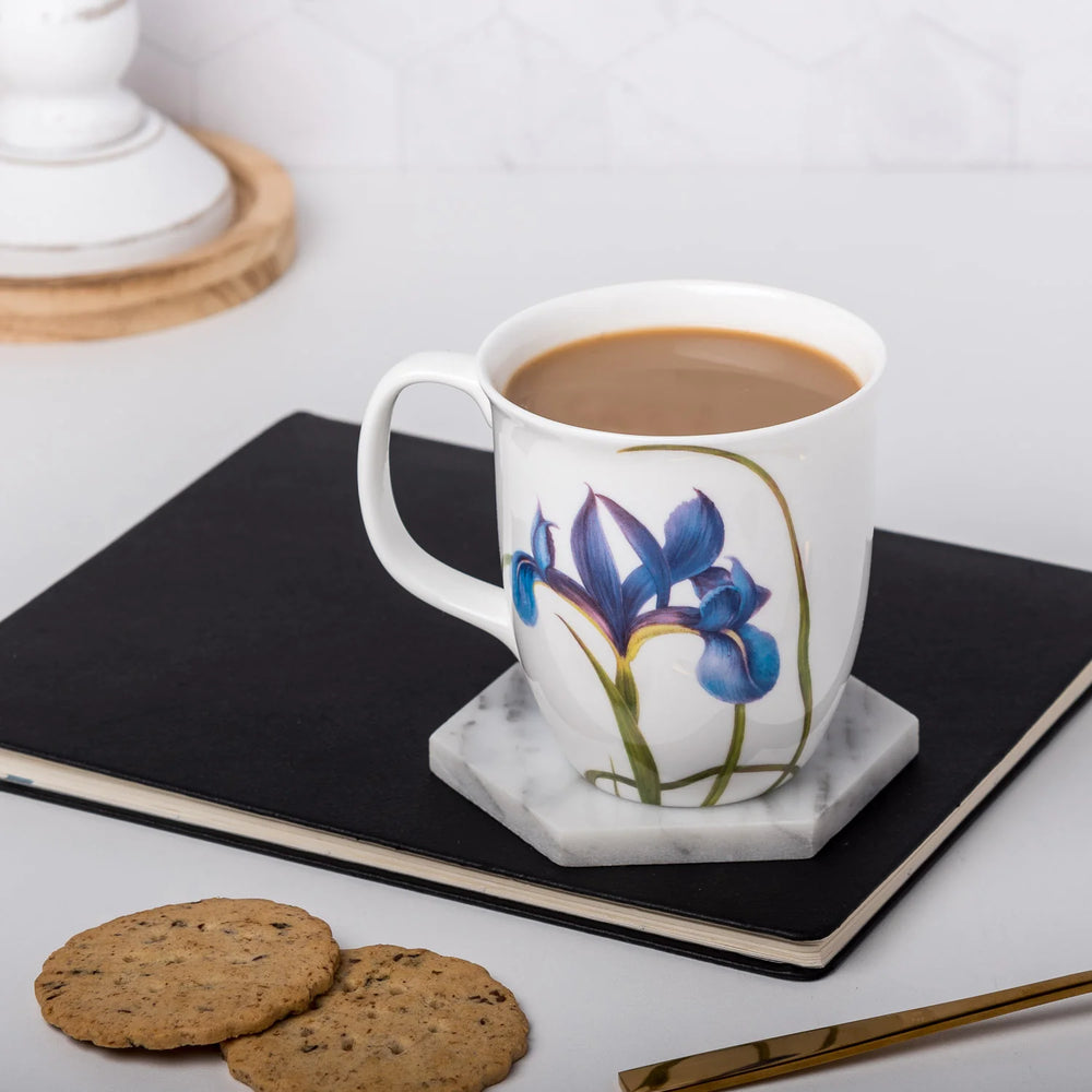 Blue Iris Java Mug