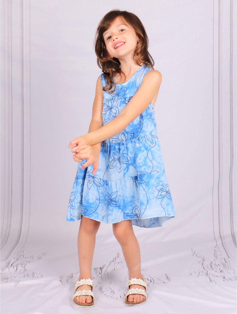 Grand-Kids Supersoft Summer Dress with Flounce (CL153115)