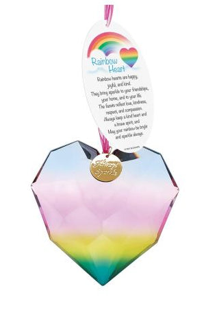 .The Magical Rainbow Heart Ornament